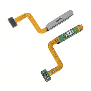 Câble flexible pour bouton d'alimentation avec lecteur d'empreintes digitales pour Samsung Galaxy M52 5G M526B Argent - Product Image 2