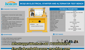 Ô tô thử nghiệm điện tử máy BCQZ-2B khởi động và phát điện Máy phát điện thử nghiệm băng ghế dự bị với phát hiện máy phát điện hiện tại - Product Image 6