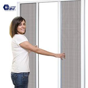 <span class=keywords><strong>Puerta</strong></span> de pantalla de insectos, rodillo de fibra de vidrio, con dos lados abiertos, tianjín LUCHENG - Product Image 1