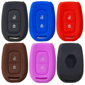 Housse de clé en silicone pour Clio Twingo <span class=keywords><strong>Master</strong></span> Kangoo Scenic Dacia, protection de clé à distance pour <span class=keywords><strong>Renault</strong></span> - Product Image 1
