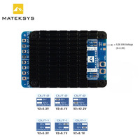 MATEK-Módulo de alimentación UAV FPV, 2 reguladores de voltaje reductores independientes de 9V-85V CC, divisor de voltaje de 25K, fabricado en plástico