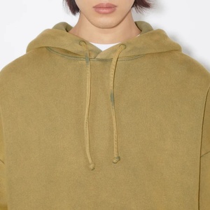 Sweat-shirt à capuche épais 100 % coton vierge, personnalisable avec logo imprimé ou brodé, épaules tombantes, flocage, coupe oversize pour homme - Product Image 3