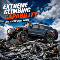 RGT EX86120 Desert Fox 1/10 RC Crawler 4WD Système de Conduite Inversée Direction 45° pour ESC Métal Résine 6 Canaux RTR Chargeur Tout-Terrain