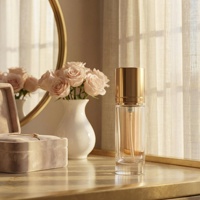 Flacon en verre vide de 30 ml pour fond de teint liquide, avec pompe à lotion or rose – Fournisseur d'usine de cosmétiques, personnalisable
