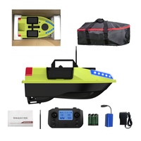 Bateau de pêche télécommandé de haute technologie avec sonar GPS 99 positions, navigation nocturne, détecteur de poissons, type RC avec fonctionnalités de signalisation en cas de perte de signal