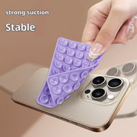 Soporte de Silicona Portátil con Ventosa de Grado Alimenticio FDA/LFGB, en Oferta |   Soporte Universal para Teléfono Celular de Doble Cara, Ecológico y Ergonómico