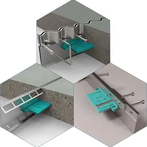 ベロー鋼伸縮継手コンクリート材料床用建築建設用伸縮継手