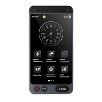 Traductor Inteligente con IA, Compatible con Múltiples Idiomas, Traductor de Fotos con Cámara, Pantalla HD Wifi, Grabación de Música, Traductores Inteligentes con IA
