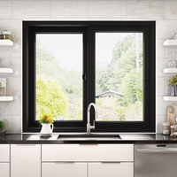 Clearview Aluminium Horizontales Dreifach-Schiebefenster aus Glas für den Außenbereich von Häusern