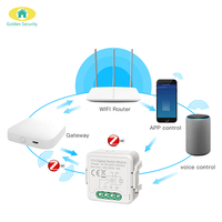 Interrupteur mural intelligent 2024 pour maison connectée, application Tuya Smart Life, Zigbee sans fil, 1/2/3/4 voies, interrupteur encastré, automatisation, connexion Wi-Fi, UE