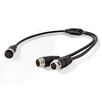 Connecteur rapide GX12 Y-Type 4 broches, un mâle deux femelles, faisceau de câbles, câble vidéo, prise aviation, capteur pour voiture (cuivre pur)