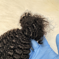 Vente en Gros 30g Mèche de Cheveux Humains Afro Crépus Naturels pour Tresses, Texture Kinky