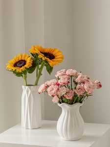 Ensemble de vases à fleurs artificielles, vase à fleurs en céramique de style INS, vases décoratifs pour la maison, centre de table de mariage - Product Image 4