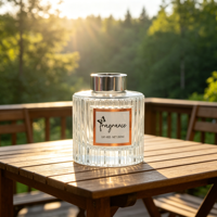 Fabricant de flacons diffuseurs en verre de haute qualité 200 ml pour marques de parfums d'intérieur et pour la marque privée