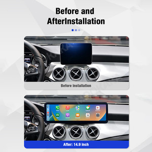 Radio MOOKAKA 12,3 pouces pour <span class=keywords><strong>Mercedes</strong></span>-Benz GLA/Classe A/<span class=keywords><strong>CLA</strong></span> 2016-2018, système multimédia Linux, DVD, GPS, stéréo, CarPlay sans fil - Product Image 3