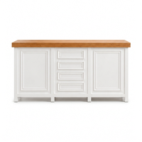 Comptoir de buffet de mariage classique personnalisable, forme rectangulaire, moderne, multifonctionnel, durable, facile à nettoyer, pour événements et locations