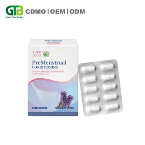 Capsules d'équilibre hormonal de supplément de soutien de cycle de soulagement de période naturelle proactive faite à Taiwan - Product Image 2