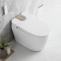 WC intelligent haut de gamme de luxe, cuvette de toilette moderne, toilette électrique automatique intelligente avec bidet