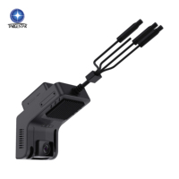 Targestar Dashcam Caméra avant arrière Enregistreur vidéo de conduite HD Objectif AI ADAS DMS WiFi Localisation GPS Caméra de tableau de bord de voiture grand Angle