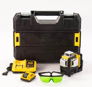Niveau laser croisé automatique de haute précision à 16 lignes, faisceaux verts modernes, avec batterie en cuivre de remplacement, pour entrepôt - Product Image 1