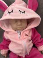 Poupée Reborn en silicone vierge pour artistes DIY, 13 pouces, ensembles de poupées, sans peinture faciale, sans maquillage, peau nue non colorée, jouet