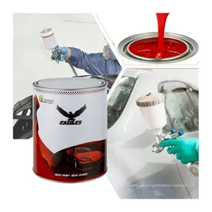 Coarse Pearl Silver Metallic 1K Car Paint Spray Lacquer Auto Refinish Mixing System Machine Color Coating