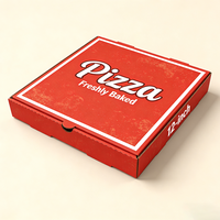 Boîtes d'emballage pour pizzas carrées gaufrées écologiques TongKun en gros – Robustes, résistantes à la graisse, personnalisables pour la restauration en vrac
