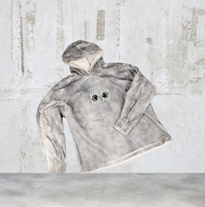 Sudadera con Capucha Extra Grande de Felpa 100% Algodón, Lavada al Ácido, Estilo Vintage, con Apliques Bordados Personalizados, con Cierre para Hombre, Talla XL - Product Image 4