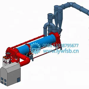 High efficiency Professional Supplier 1-5T/H Drum Dryer Wood Chips Sawdust Drum Rotary Dryer