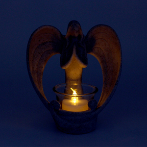 Portacandele in Resina a Forma di <span class=keywords><strong>Ali</strong></span> d'Angelo, Scultura Decorativa in Stile Fatato e Marino, Idea Regalo per Casa e Artigianato - Product Image 6