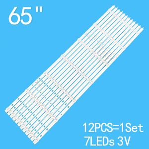 Kit/12pcs <span class=keywords><strong>TV</strong></span> BANDE DE RÉTROÉCLAIRAGE LED Bandes Pour <span class=keywords><strong>JAV</strong></span> LED65D07A-ZC29AG-01 LED65D07B-ZC29AG-01 WR65UX4019 - Product Image 1