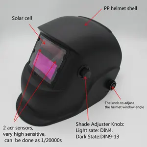 Custom Welding Helmet Decals Auto Darkening Welding Helmet Large Screen True Color Auto Darkening Welding Lens True Color