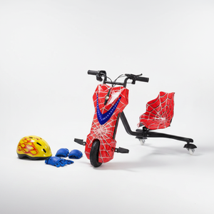 Nuovo Modello di Auto Elettrica per Bambini con Casco di Sicurezza e Set di Protezioni, Giocattolo Cavalcabile con Rotazione a 360 Gradi - Product Image 2