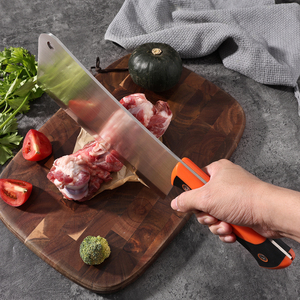 Cuchillo de carnicero de acero inoxidable Tang completo de Japón, cuchillo de Chef de cocina de 9 pulgadas, <span class=keywords><strong>cuchillos</strong></span> de carnicero de Chef de hueso para cortar <span class=keywords><strong>carne</strong></span> y verduras para el hogar - Product Image 3