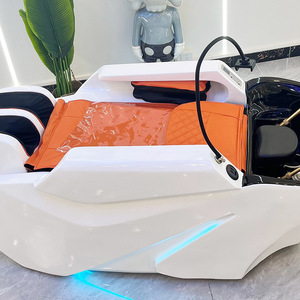 <span class=keywords><strong>Lit</strong></span> de massage électrique avec bac en céramique pour massage corporel complet, idéal pour salon de coiffure et spa capillaire - Product Image 4
