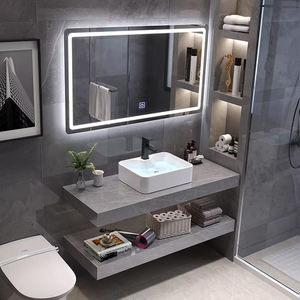 Mueble de Baño Moderno de Mármol y Pizarra <span class=keywords><strong>para</strong></span> Hotel, Tocador de Baño Europeo Antiguo Personalizado - Product Image 1