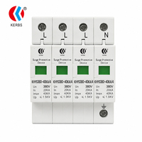 Dispositif de protection contre les surtensions CA de type 2, 4P 40kA 380V, protection contre la foudre, assemblage de tableau de distribution triphasé, applications d'électrostatiqueur