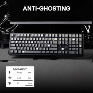 Aula F108 Pro Teclado inalámbrico <span class=keywords><strong>para</strong></span> juegos Teclado mecánico <span class=keywords><strong>de</strong></span> tamaño completo Batería Aliexpress AULA Teclado <span class=keywords><strong>para</strong></span> juegos Computadora portátil - Product Image 4