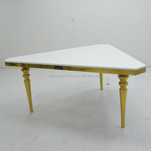 Ensembles de <span class=keywords><strong>Table</strong></span> de mariage en acier inoxydable, Triangle spécial, de conception professionnelle, pour Banquet, événement, hôtel - Product Image 6