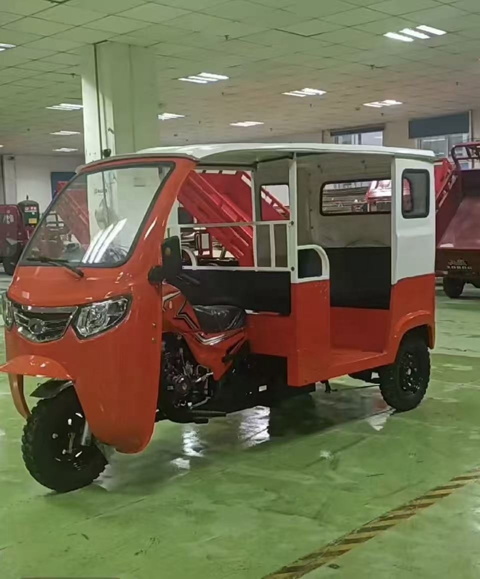 200CC Double-row 7-seater Passenger Tricycle, Automobile Rear Axle, Single-arm Shock Absorption · image 4
