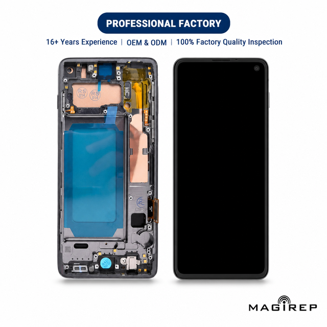 MAGIREP for S10 5G Samsung Galaxy Screen Replacement Incell LCD With Frame Bulk Wholesale Repair Parts Supplier