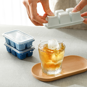 Shimoyama 3 Gói Mùa Hè Xu Hướng Mát Đồ Uống Làm Ice Khối Công Cụ Đáy Mềm Dễ Dàng Demoulding Ice Cube Khay Với Nắp - Product Image 1