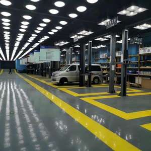 Revêtement de sol en PVC absorbant les chocs, de qualité supérieure et à <span class=keywords><strong>prix</strong></span> de gros, pour garage et abri, installation par clic, antidérapant - Product Image 6