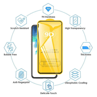 Protector de Pantalla de Vidrio Templado 9D para Samsung S24 S25 ULTRA PLUS F13, Cristal Protector para Samsung A56 A36 A26 A16 A06