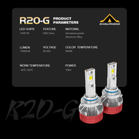 OEM 100W 10000LM voiture phare LED H7 Canbus ampoule avec aluminium 6000K température de couleur pour 12V-24V H1 H3 H8 H9 H11 voitures