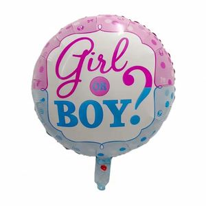 Birthday Baby <b>Shower</b> Blue or pink Baby Gender Reveal Foil Balloons - Product Image 2