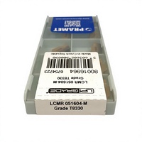 PRAMET LCMR 051604-F T8330 Plaquettes de coupe et de rainurage en carbure 5mm revêtement PVD pour tour CNC, outil de coupe CNC pour acier