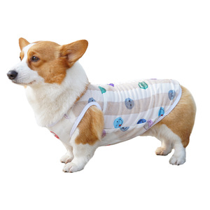 Chaleco para perros, transpirable, antidesprendimiento, diseño de cara sonriente, para Corgi y perros pequeños - Product Image 5