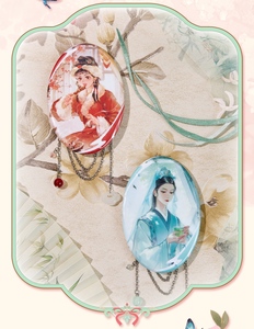 Lot de 12 boîtes en gros Kakawow the Dream of the Red Chamber Questioning Flowers Series Badges en métal Boîte mystère Articles de collection pour jouets et cadeaux - Product Image 3