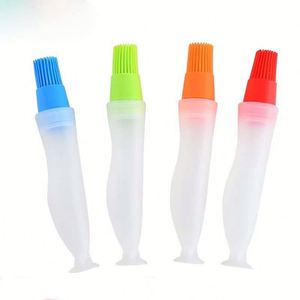 <b>Silicone</b> Kitchen Tool BBQ Cooking Grill <b>Oil</b> Honey Sauce Bottle Brush Pastry Basting Brushes for Gifts - Product Image 1